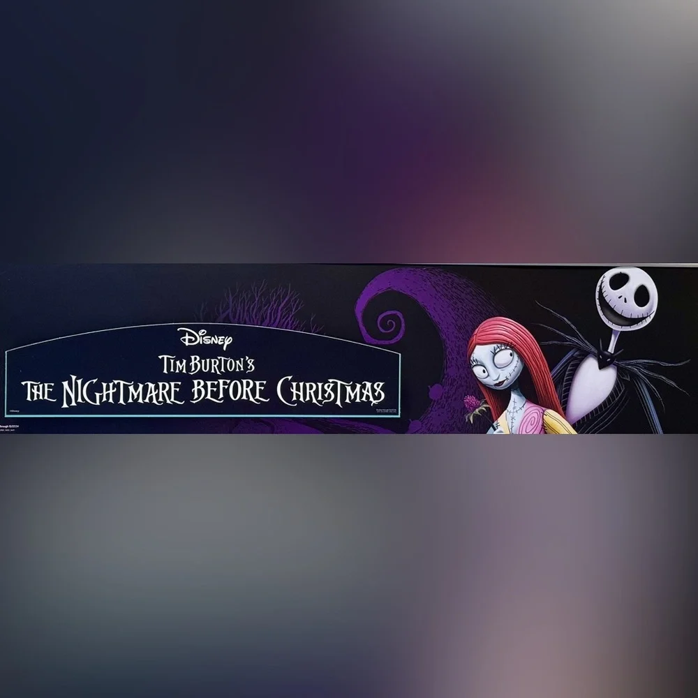 Disney Nightmare Before Christmas Jack Skellington Behind Coffin Aquarium Figure